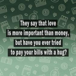 Love vs. Money | Obraz na stenu