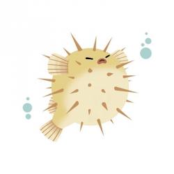 Sea Creatures - Pufferfish | Obraz na stenu