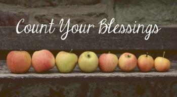 Count Your Blessings Apples | Obraz na stenu