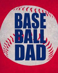 Baseball Dad In Red | Obraz na stenu