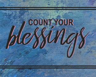 Count Your Blessing-Blue | Obraz na stenu