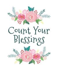 Count Your Blessing-Floral | Obraz na stenu