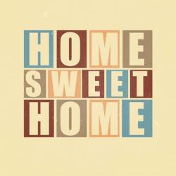 Home Sweet Home-Retro | Obraz na stenu