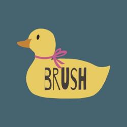Duck Family Girl Brush | Obraz na stenu