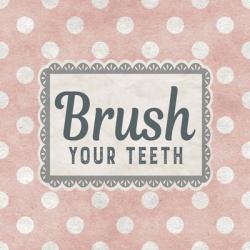 Brush Your Teeth Pink Pattern | Obraz na stenu