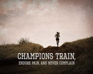 Champions Train Woman Color | Obraz na stenu