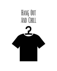 Hang Out And Chill - White | Obraz na stenu