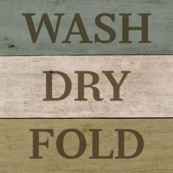 Wash Dry Fold Painted Wood | Obraz na stenu