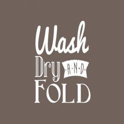 Wash Dry And Fold Brown Background | Obraz na stenu
