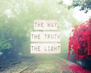 The Way The Truth The Light Railroad Tracks | Obraz na stenu