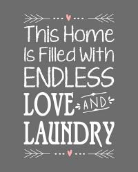 Endless Love and Laundry - Gray | Obraz na stenu