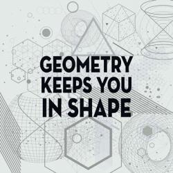 Geometry Keeps You In Shape Light Pattern | Obraz na stenu
