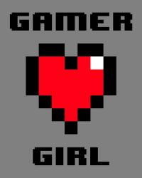 Gamer Girl  - Gray | Obraz na stenu