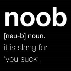Noob - Black | Obraz na stenu