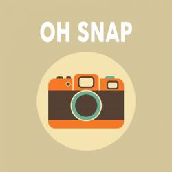 OH SNAP Camera Beige | Obraz na stenu