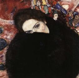 Lady with Muff, 1916-17 | Obraz na stenu