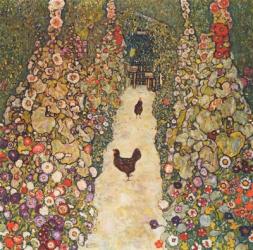Garden Path with Chickens, 1916 | Obraz na stenu