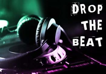 Drop The Beat - Green and Pink | Obraz na stenu