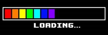 Loading -Rainbow | Obraz na stenu