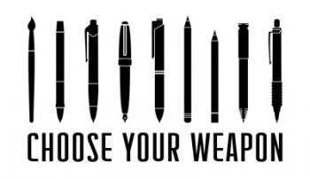 Choose Your Weapon - White | Obraz na stenu