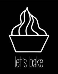 Let's Bake - Dessert V Black | Obraz na stenu