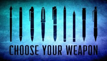 Choose Your Weapon - Aquamarine | Obraz na stenu