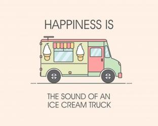 Ice Cream Truck Green | Obraz na stenu