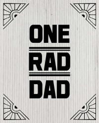 One Rad Dad - White Cardboard | Obraz na stenu