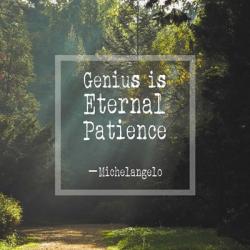 Genius is Eternal Patience - Forest | Obraz na stenu