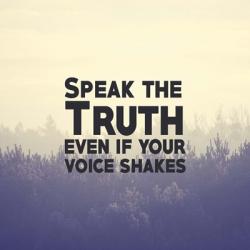 Speak The Truth - Yellow | Obraz na stenu