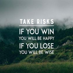 Take Risks - Forest Landscape Color | Obraz na stenu