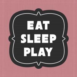 Eat Sleep Play Football - Pink Part II | Obraz na stenu