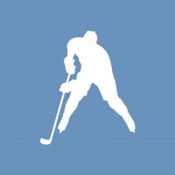 Hockey Player Silhouette - Part III | Obraz na stenu