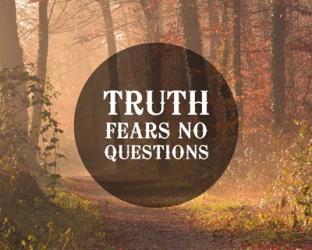 Truth Fears No Questions - Forest | Obraz na stenu