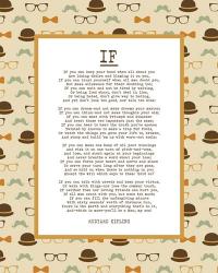 If by Rudyard Kipling - Retro Orange | Obraz na stenu