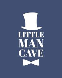 Little Man Cave Top Hat and Bow Tie - Blue | Obraz na stenu