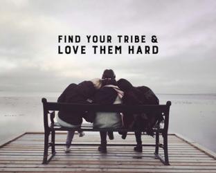 Find Your Tribe - Friend Trio Color | Obraz na stenu