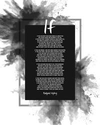 If by Rudyard Kipling - Powder Explosion Gray | Obraz na stenu