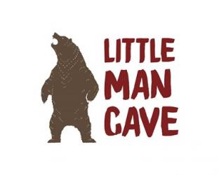 Little Man Cave Standing Bear Color | Obraz na stenu