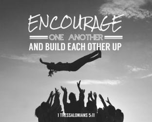 Encourage One Another - Celebrating Team Grayscale | Obraz na stenu