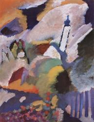Kirche in Murnau, 1910 | Obraz na stenu