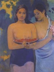 Two Women from Tahiti | Obraz na stenu