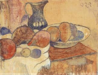 Still Life with a Pitcher and Fruit | Obraz na stenu