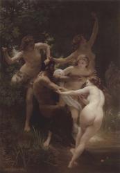 Nymphs and Satyr | Obraz na stenu