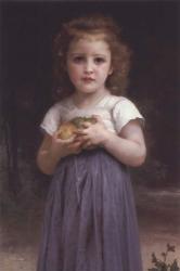 Little Girl Holding Apples in Her Hands | Obraz na stenu