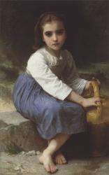 Young Girl with a Pitcher; Jeune Fille a La Cruche, 1885 | Obraz na stenu