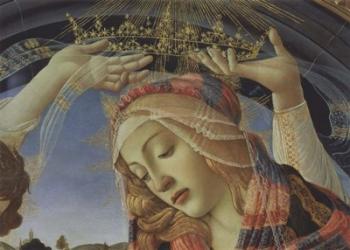 Madonna of the Magnificat (detail) | Obraz na stenu