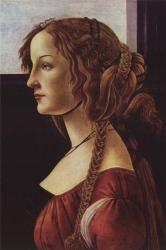 Portrait of Simonetta Vespucci | Obraz na stenu