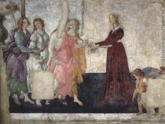 Venus and the Graces Offering Gifts to a Young Girl | Obraz na stenu