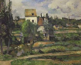 Landscape in Auvers | Obraz na stenu